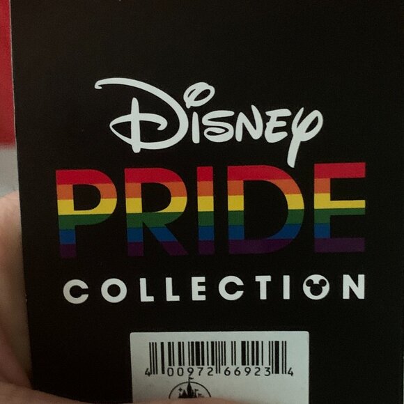 DISNEY PARKS Pride Collection Tee in Red Sz LARGE - Picture 4 of 5